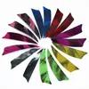 Escudo de 3 pulgadas camuflaje colorido multicolor alta velocidad flecha y arco pluma pluma real fabricantes suministro transfronterizo puro natural al por mayor