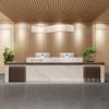 Recepção em Estilo Chinês Moderno Novo Balcão de Recepção para Empresa Balcão de Boas-Vindas para Hotel Centro de Saúde Balcão de Boas-Vindas para Salão de Beleza Bar Balcão de Caixa de Alto Nível