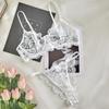 Aliexpress Encaje Totalmente Gestionado Transparente Sexy Aro de Acero Recogido Íntimos Sexys Conjunto de Dos Piezas para Mujer 6237