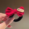 Anillo para el Cabello Grueso con Lazo 2024 Nuevo Titular Cuerda Popular en Internet para Mujer Banda de Goma para Mujer Lazo para la Cabeza Bola Cubierta de Cuero Accesorios para el Cabello Cola de Caballo