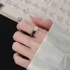 2024 Nuevo Explosiones Calabaza Piedra Colorida Anillo Luz Lujo Nicho Gama Alta Joyería para Mujer Regalo de Moda