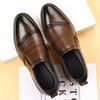 Mocasines para Hombre Ropa Formal de Negocios Otoño 2025 Sin Cordones Hombres Perezosos Estilo Británico Talla Grande Zapatos de Piel Envío Directo