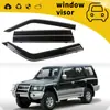 Adequado para 02-18 cheetah Preto Diamante CS10 CS9 Mattu decoração de modificação de sobrancelha de chuva de janela de escudo de chuva de porta de carro