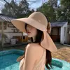 Xale de Exterior Chapéu de Pescador para Mulheres, Chapéu de Sol de Verão com Proteção UV para Ciclismo com Aba Larga e Proteção Integrada para o Pescoço