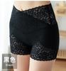 Pantalones de Seguridad de Cintura Alta con Encaje para Mujer, Leggings Ligeros Anti-rozaduras, Pantalones Íntimos sin Entrepierna, Talla Grande, Pantalones Cortos de Seguro para Gorditas que Recogen la Barriga