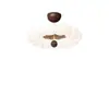 Luminária de teto em formato de nuvem, proteção ocular de espectro total, estilo vintage francês, adequada para quarto principal, sala de estar estilo creme, escritório e quarto de criança, feita de ferro