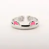 Anillo Patita de Gato Nuevo Abierto Transfronterizo Anillo de Gato Estilo Bosque de Mascotas Lindas Anillo de Oreja de Gato Lindas Joyería al por Mayor
