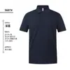Camisa Polo de Spandex Estilo Nuevo de Verano Ropa de Trabajo para Hombres Uniforme de Grupo Camiseta de Manga Corta Logo Bordado Personalizado