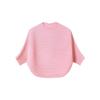 Camiseta de Manga Corta para Mujer Verano Plisada Encaje Forma de Pera Top Texturizado Holgado Simple Camisa Murciélago
