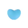 Amor Infantil Silicone Contas Soltas Pulseira de Dentição para Bebê Corrente para Chupeta Corrente Anti-queda Joias DIY Coração de Pêssego Pequenos Acessórios
