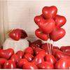 Globos de Boda Rojo Rubí Festival de Boda Látex Suministros de Boda Doble Capa Rojo Granada Decoración de Festival Arreglo de Globos