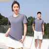 Comércio exterior tamanho europeu tamanho americano camiseta de algodão impressão de logotipo personalizado camisa de publicidade gola redonda manga curta personalizada camisa cultural personalizada