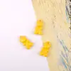 Urso Colorido em Spray de Liga Metálica Acessórios de Pirulito DIY Brincos Colar Pulseira Pingente Materiais Artesanais