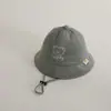 Chapéu Infantil Bordado Urso Sorridente da Sorte Primavera e Outono Nova Moda Meninos e Meninas Respirável Infantil Bico de Pato
