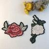 Parches de Bordado de Rosas de Liquidación para Reparación de Ropa Parches Decorativos DIY Accesorios de Ropa de Tela Patchwork
