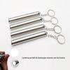 Aço inoxidável levou luz forte No.7 lanterna cross-border chaveiro luz mini viagem ao ar livre pequenos presentes