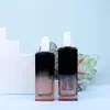 Novo Conjunto de Loção Quadrado 120ml Frasco de Vidro 50g Frasco de Creme de Fundo Grosso Conjunto de Produtos para Cuidados com a Pele Sub-frasco