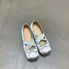Zapatos Mary Jane de Estilo Ballet Coreano con Lazo y Tira Cruzada para Mujer, Zapatos Planos Simples de Tacón Bajo para Mujer, Otoño Temprano 2026