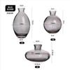 Vaso de vidro retrô francês Mini pequeno calibre estilo ins transparente hidropônico arranjo de flores decoração de mesa decoração celebridade da internet