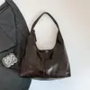 Bolso de mano casual relajado para mujer, gran capacidad, nueva moda 2026, bolso de hombro suave de cuero para el trabajo