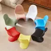 Silla Infantil Pando Creativa Simple Respaldo de Plástico Silla de Diseñador Hogar Comedor Escandinavo Silla de Jardín de Infancia