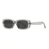 Gafas de sol vintage de montura pequeña marrones de alta gama para mujer, a la moda, para cara pequeña, nuevas 2025, protección solar UV