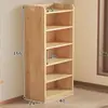 Estantería de almacenamiento de pie, estantería de madera maciza, unidad de almacenamiento de rejilla para uso doméstico, montada en la pared, sala de estar, habitación de niños, armario de almacenamiento simple, estantería