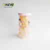 Lata de Plástico Transparente Espiral de Boca 85 de 900ml Empaque de Almacenamiento para Té Aromático, Nueces y Granos Varios Lata Sellada Lata de Plástico PET