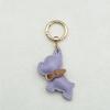 Estoque Transfronteiriço Mini Método Luta de Cachorros Chaveiro Desenho Animado Pingente de Cachorrinho de Couro Chaveiro de Carro Acessórios para Capa de Celular