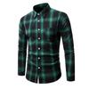 Amazon Aliexpress Nova Camisa Masculina Slim Floral Manga Longa Moda Europeia e Americana Camisa Business Casual Atacado