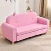 Sofá Infantil, Sofá Pequeño, Combinación Individual y Doble, Sofá de Lectura para Jardín de Infancia, Silla Linda de Oso de Dibujos Animados para Niños y Niñas