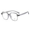 M3512 marca grande moda estilo ins para hombre y mujer marco grande anti luz azul montura de gafas lisa para golpear cara grande adelgazante montura óptica
