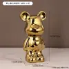 Urso Coração Cerâmico Fofo Criativo Boneca Urso Violento Enfeites Cofre Sala de Estar Gabinete de Vinho Decoração de Mesa para Casa