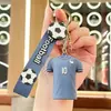 Llavero de Jersey de Estrella Clásica de la Copa Mundial de Fútbol Mundial Creativo Colgante de Recuerdo para Bolso de Persona, Llavero de Coche