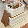 Exportar alta calidad se puede usar como mesa temporal Tablero tapa de madera caja plegable caja de plástico caja portátil para coche caja de camping