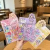Mini cabeza de princesa en caja pinza pequeña de agarre flequillo pinza frente horquilla rota banda de goma para niños no lastima anillo para el pulgar venta al por mayor