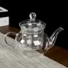 Tetera de Vidrio Resistente al Calor para Flores para Uso Doméstico, con Separación de Té y Agua y Filtración, Adecuada para Estufa Eléctrica de Cerámica, Juego de Té con Infusor de Té