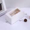 Caja Transparente con Ventana para Cupcakes, Caja para Postres, Caja de Repostería de Moda, Caja de Empaque para Galletas y Pasteles de Copo de Nieve, Caja para Llevar Tartaletas de Huevo