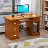 Venda Direta de Fábrica Mesa de Escritório Simples Mesa de Estudo Minimalista Moderna Escritório com Trava de Gaveta Mesa de Computador para Uma Pessoa 1.2m
