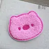 Lindo Felpa Moño Gato Gatito Flequillo Velcro Dulce Niña Frente Lateral Parche para el Cabello Niños