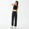 Pantalones de Hilo de Seda Finos de Verano 2026 Pantalones Deportivos Casuales Pantalones con Protección Solar para Mujer Pantalones de Pierna Ancha Sueltos con Caída Pantalones Rectos Frescos