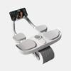 Rueda abdominal con soporte de codo, ejercicio de balanceo abdominal con rebote automático, artefacto de entrenamiento de músculos abdominales, equipo de fitness con rodillo de soporte de codo para el hogar para hombres y mujeres