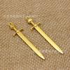 Colgante charm de espada de John Snow aleación multicolor espada de gato accesorios DIY 14 * 67mm 1289