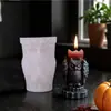 Molde de Silicona para Velas Aromáticas de Búho DIY Molde Creativo de Búho Molde para Adorno Apilable