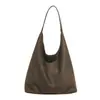 Bolso Tote Estilo Coreano Esmerilado de Gran Capacidad para Mujer Otoño 2025 Nuevo Versátil Simple de Gama Alta Bolso de Hombro Único
