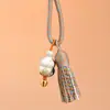 Colgante de calabaza lacada estilo chino tradicional con borlas, llavero, artículo decorativo, cuentas de oración, accesorio para cadena de teléfono