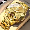 Marca Weibaolong Dropshipping Reloj Mecánico Multifuncional Totalmente Automático Esqueleto Luminoso Impermeable Reloj para Hombre Reloj para Hombre
