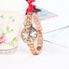 Reloj de Pulsera para Mujer Transfronterizo Caliente Pequeño y Hermoso Simple Estilo Coreano Combinable Retro Cadena Esfera Pequeña