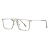 Marco de gafas cuadrado nuevo TR90 transfronterizo se puede equipar con gafas para miopía de hombre, patilla metálica de negocios, anti luz azul, venta al por mayor 25