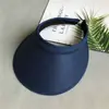 Sombrero de Sol Vacío para Hombres y Mujeres Sombrero de Ala Ancha para Exteriores Sombrero Vacío para Padres e Hijos Sombrero de Sol de Color Sólido Sombrero de Sol